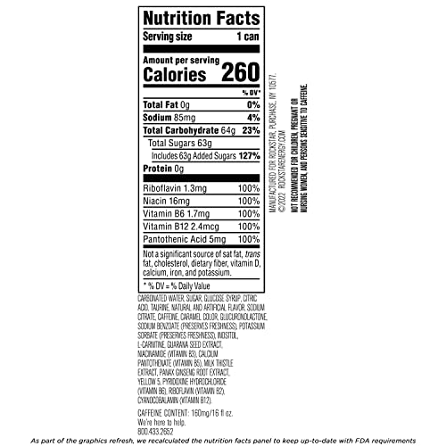 Rockstar Energy Drink, Original, 16 Fl Oz Can