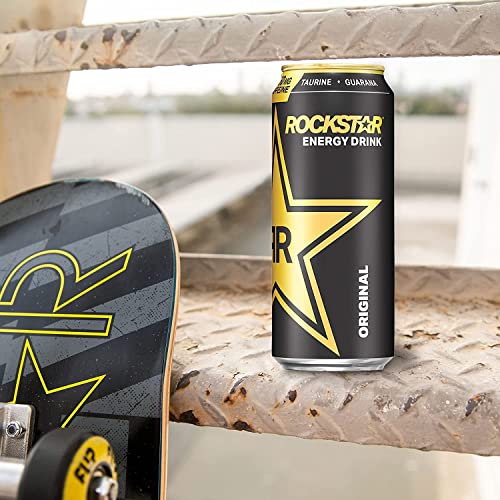 Rockstar Energy Drink, Original, 16Oz Cans 12 Pack Packaging