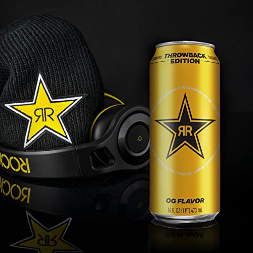 Rockstar Energy Drink, Throwback Edition: O.G., 16 Fl Oz Pack O