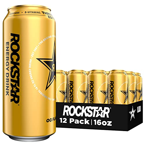 Rockstar Energy Drink, Throwback Edition: O.G., 16 Fl Oz Pack O