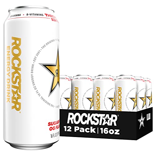 Rockstar Energy Drink, Throwback Edition: O.G. Sugar Free, 16 Fl