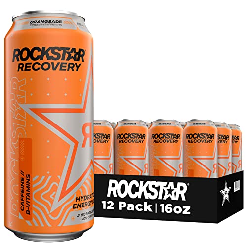 Rockstar Energy Drink With Caffeine Taurine And Electrolytes, Re