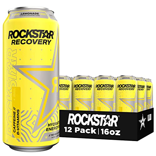 Rockstar Energy Drink With Caffeine Taurine And Electrolytes, Re