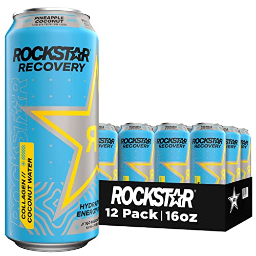Rockstar Energy Drink With Caffeine Taurine And Electrolytes, Re