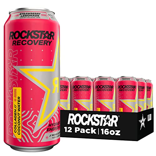 Rockstar Energy Drink With Caffeine Taurine And Electrolytes, Re