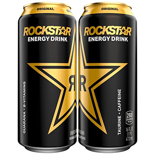 Rockstar Original Energy Drink, With Caffeine And Taurine, 16Oz,