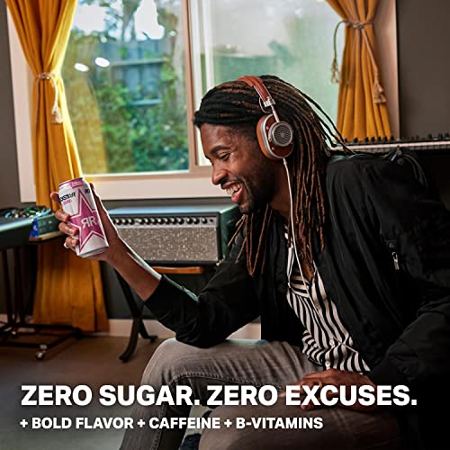 Rockstar Pure Zero Energy Drink,3 Flavor Pure Zero Variety Pack