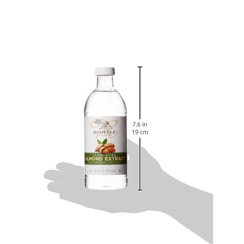 Rodelle Pure Extract, Almond, 16 Oz