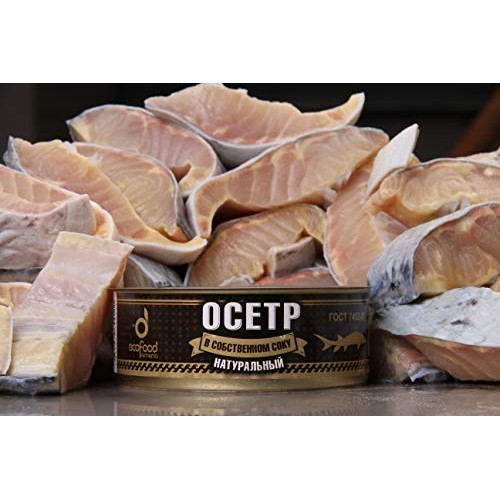 Sturgeon In Own Natural Juice By Ecofood Pack Of 3 8.5 Oz | 240 G