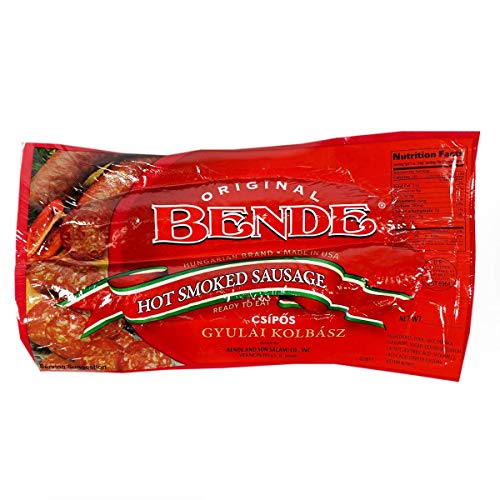  Hot Hungarian Brand Smoked Sausage, Csipos Gyulai Kolbasz, 2