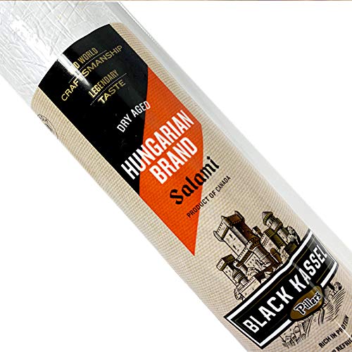 Hungarian Brand Dry Aged Salami Sausage By Pillers Black Kasse