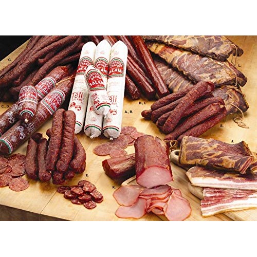 Hungarian Style Brand Salami, Dry Aged Pork Sausage, Teli Long B