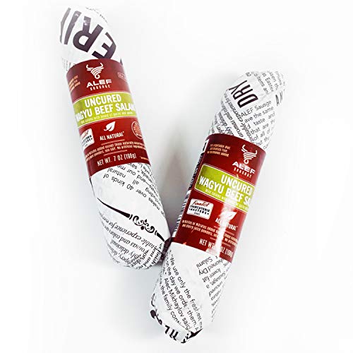 Wagyu Beef Dry Salami, Mild With Blend Of Garlic And Spices, 7 O