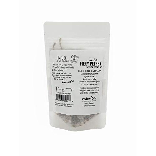 Rokz Spirit Infusion Refill Pouch For Cocktails - Fiery Pepper