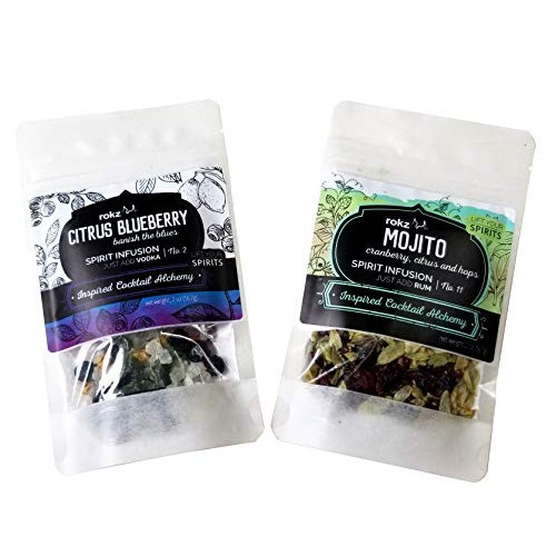 Rokz Spirit Infusion For Cocktail - Combo Set- Citrus Blueberry