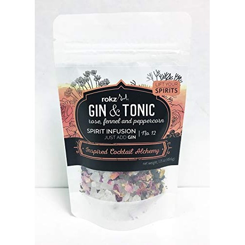 Rokz Design Group Rokz Spirit Infusion Kit For Cocktails, Gin An
