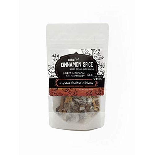 Rokz Design Group Rokz Spirit Infusion Kit For Cocktails, Cinnam