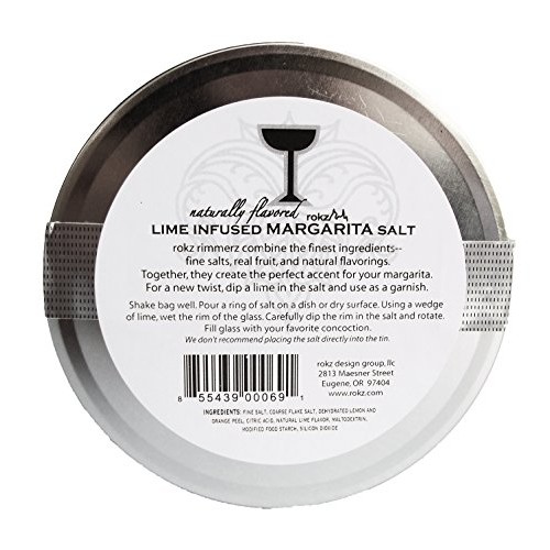 Rokz Lime Margarita Salt Rimmerz, 4 Ounce