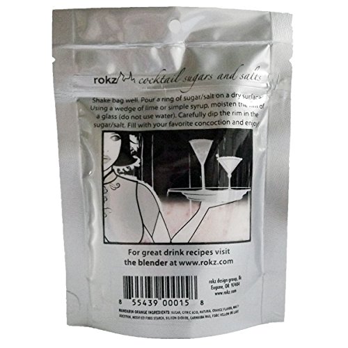 Rokz Mandarin Orange Cocktail Sugar, 5 Ounce