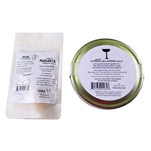 Rokz Margarita Spirit Infusion And Citrus Jalapeno Salt Combo Se