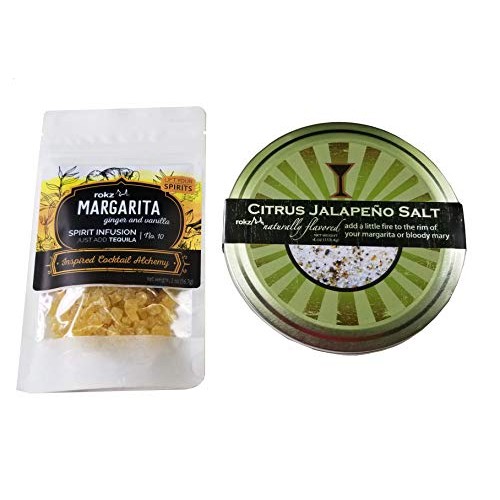 Rokz Margarita Spirit Infusion And Citrus Jalapeno Salt Combo Se