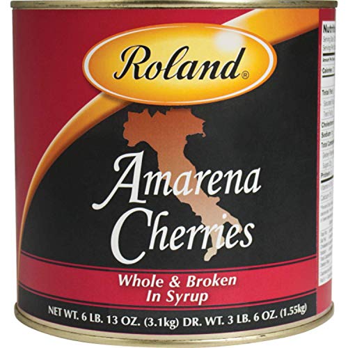 Roland Foods Amarena Cherries, Whole And Broken In Syrup, Specia