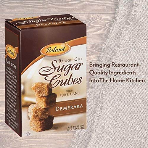 Roland Foods Demerara Rough Cut Brown Sugar Cubes, Sugar in the ...