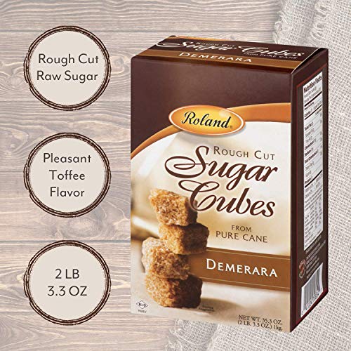 Roland Foods Demerara Rough Cut Brown Sugar Cubes, Sugar in the ...