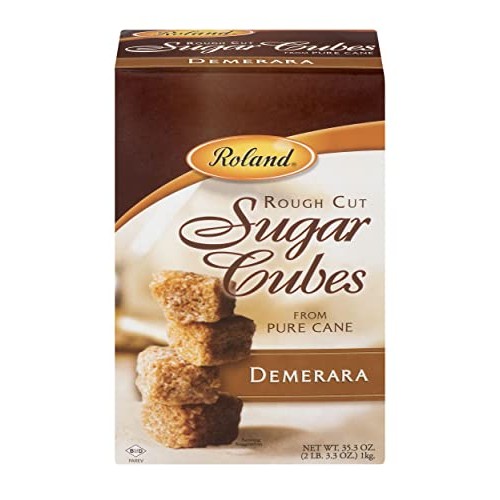 Roland Foods Demerara Rough Cut Brown Sugar Cubes, Sugar in the ...