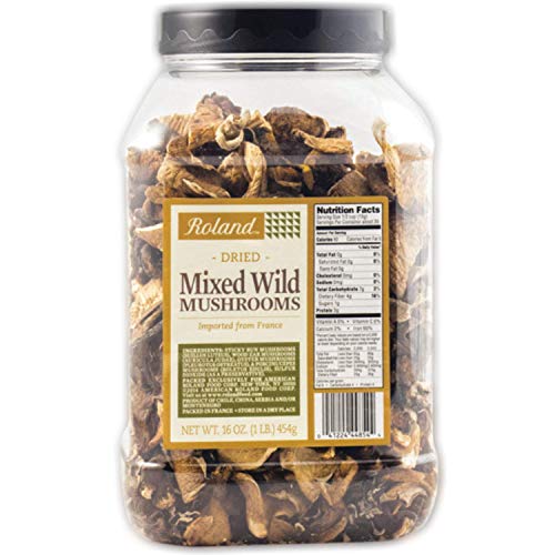 Roland Foods Dried Mixed Wild Mushrooms, Specialty Imported Food Roland Foods Dried Mixed Wild Mushrooms, Specialty Imported Food