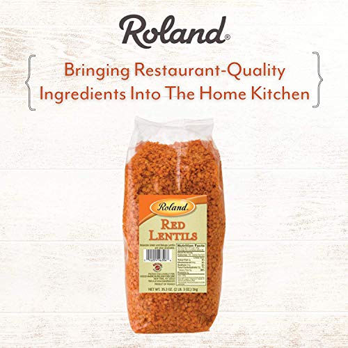 Roland Foods Dried Split Red Lentils, Specialty Imported Food, 3
