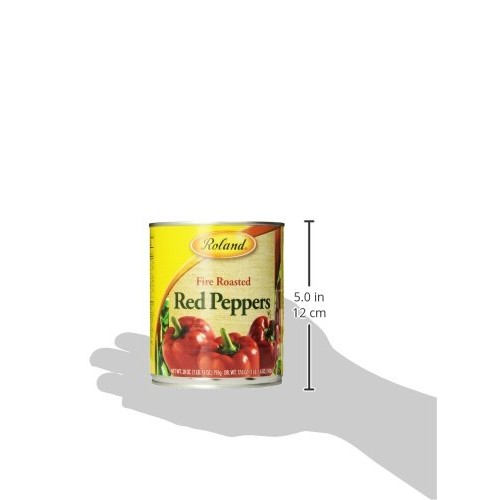 Roland Foods Fire Roasted Red Peppers, Whole Peppers, Specialty