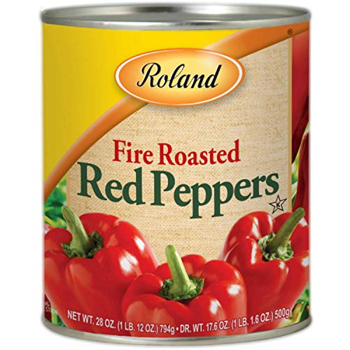 Roland Foods Fire Roasted Red Peppers, Whole Peppers, Specialty