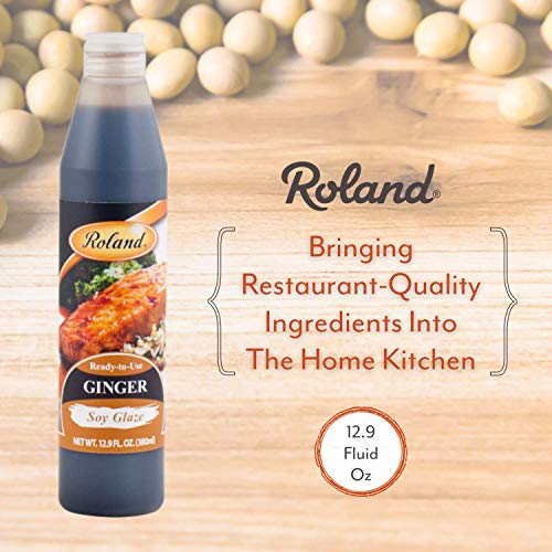 Roland Foods Ginger Soy Glaze, Specialty Imported Food, 12.9-Oun