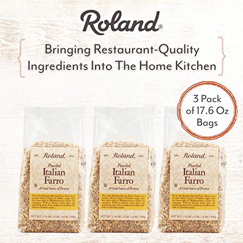Roland Foods Pearled Italian Farro, Specialty Imported Food, 17.