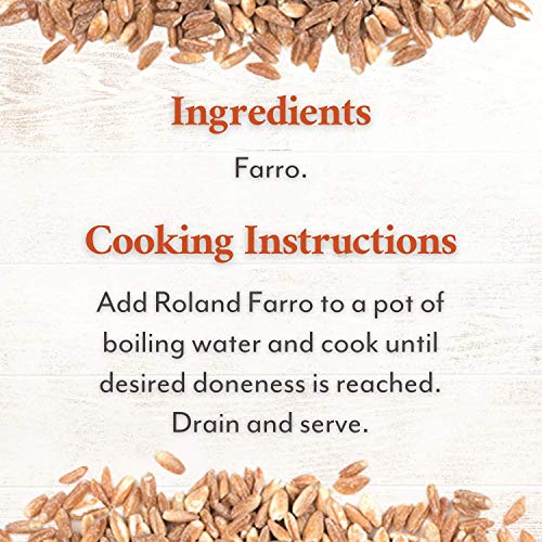 Roland Foods Pearled Italian Farro, Specialty Imported Food, 17.