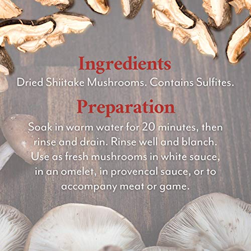 Roland Foods Premium Dried Sliced Shiitake Mushrooms, Specialty