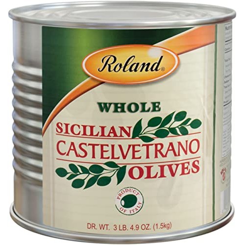 Roland Foods Whole Castelvetrano Olives, Specialty Imported Food...