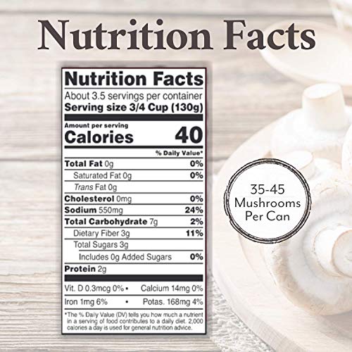 Roland Foods Whole Medium And Large Button Mushrooms, Specialty