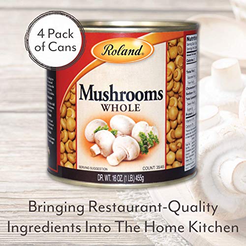 Roland Foods Whole Medium And Large Button Mushrooms, Specialty