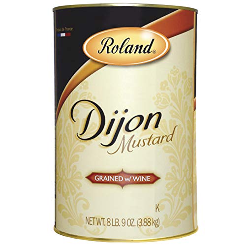 Roland Grained Dijon Mustard, 8lb 9oz Can