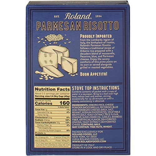 Roland Italian Risotto, Parmesan Cheese, 5.8 Ounce
