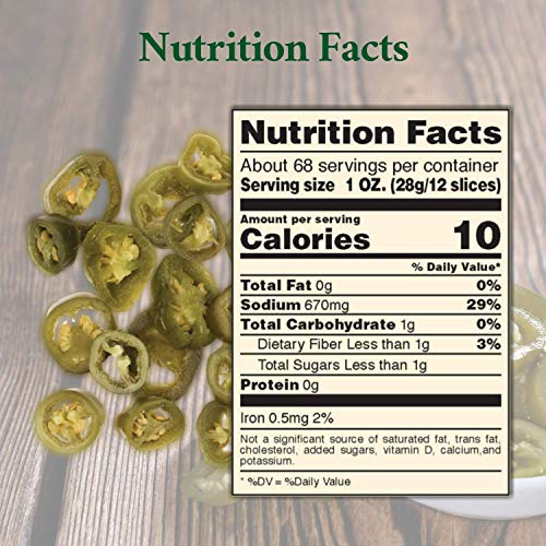 Roland Slice Jalapeno Peppers, 128-Ounce Jar