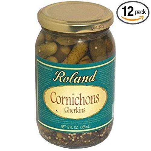 Rol And Cornichons, Tiny French, 12-Ounce Pack Of 12