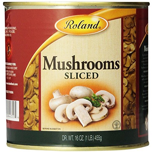 Roland Mushrooms, Sliced, 16 Ounce Pack Of 4