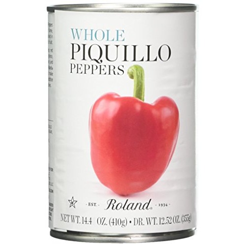 Roland Piquillo Peppers, Whole, 14.4 Ounce Pack Of 4