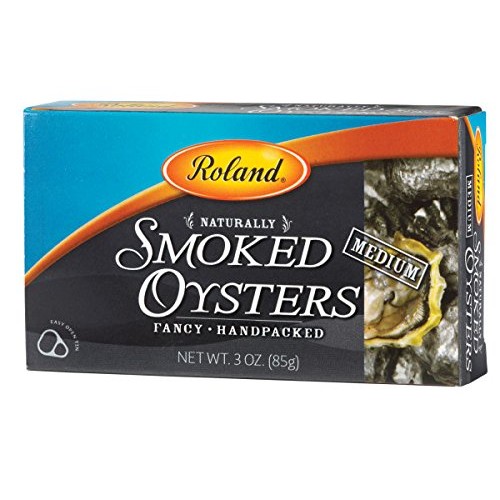 Roland Oysters, Medium Smoked, 3 Ounce Pack Of 5