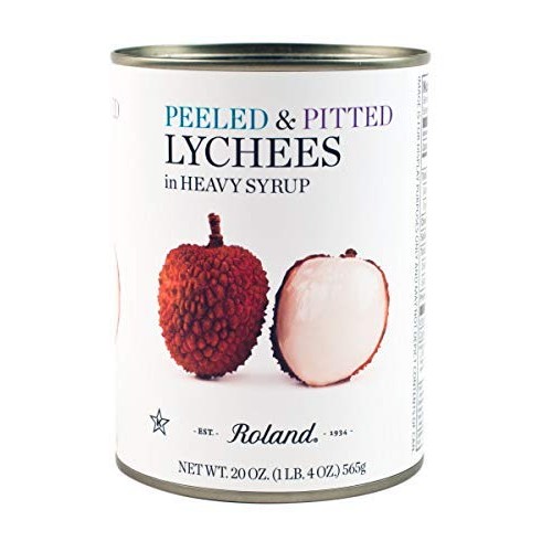 Roland Whole Lychees In Heavy Syrup 20 Oz Cans 2 Pack