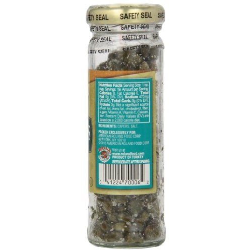 Roland Foods Surfine Capers In Salt, Specialty Imported Food, 2.