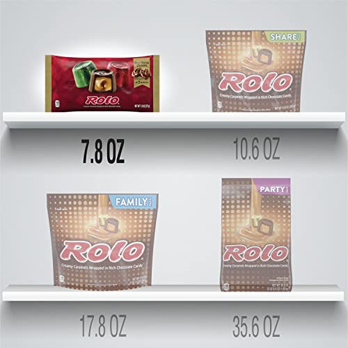 ROLO Creamy Caramels Wrapped in Rich Chocolate Candy, Christmas,...